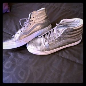 Vans Metallic Hightop Sneakers